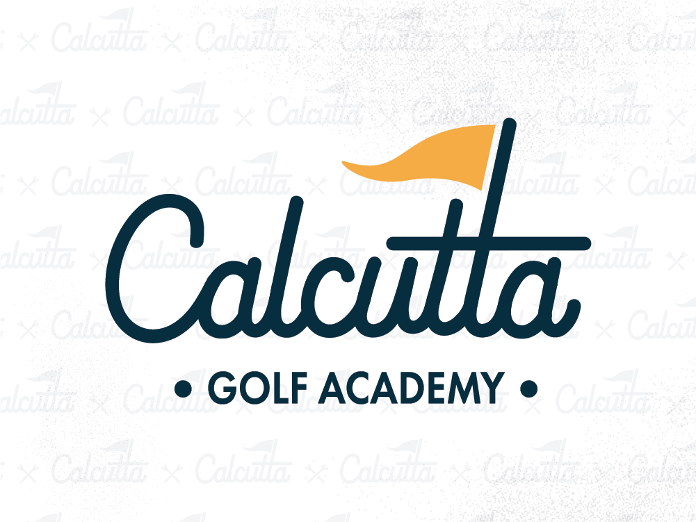 Primary color logo for Calcutta Golf Academy.